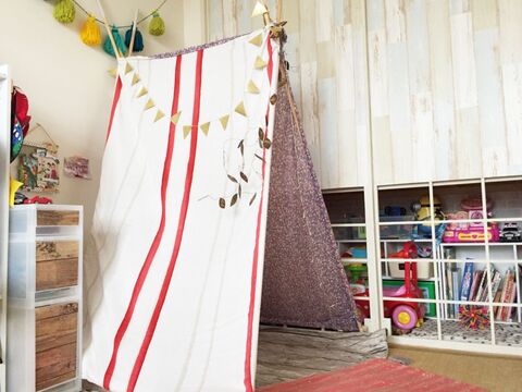 夏休みの遊び場 子どもテントを手作り 暮らしニスタ 夏休みの遊び場 子どもテントを手作り 暮らしニスタ