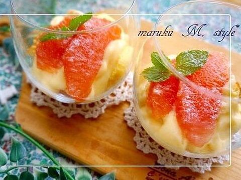 レンジで簡単 グラススイーツ フレッシュフルーツのトライフル 暮らしニスタ