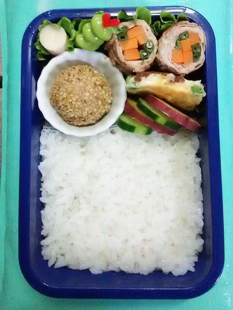キャラ弁 簡単のせるだけシリーズ おかかでドラえもんのお弁当 暮らしニスタ