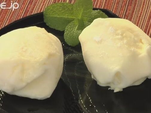 ■雪見大福　作り方5.丸く包んだら完成です