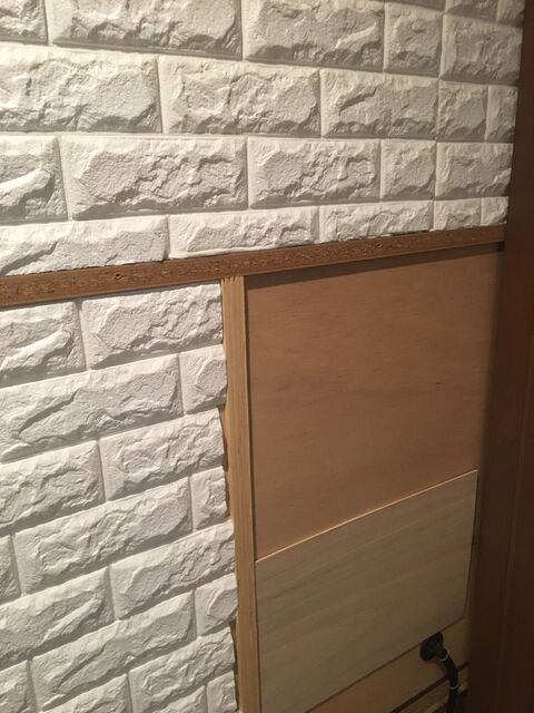 ダイソーのクッションレンガシートで壁作り 暮らしニスタ ダイソーのクッションレンガシートで壁作り 暮らしニスタ