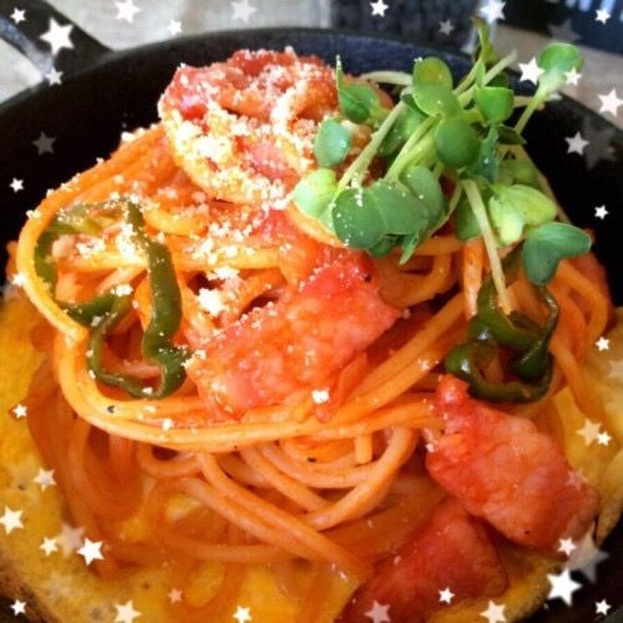 簡単 1番美味しいオムスパ ナポリタン 暮らしニスタ