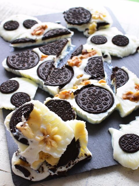 ヨーグルトバーク 新作オレオ バナナ 混ぜるだけ 冷やすだけ 超簡単 5分以内 暮らしニスタ ヨーグルトバーク 新作オレオ バナナ 混ぜるだけ 冷やすだけ 超簡単 5分以内 暮らしニスタ