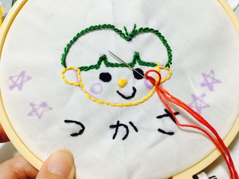 100均無地三角巾を簡単刺繍でドラえもん ミニオンズのオリジナルグッズに 暮らしニスタ 100均無地三角巾を簡単刺繍でドラえもん ミニオンズのオリジナルグッズに 暮らしニスタ