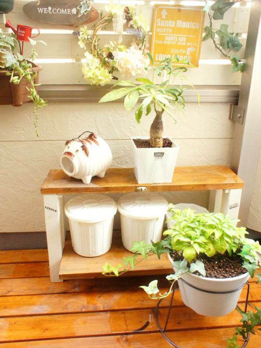 ベランダ収納に便利 ダイソーのふた付きゴミ箱 暮らしニスタ ベランダ収納に便利 ダイソーのふた付きゴミ箱 暮らしニスタ