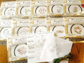 初心者でも簡単 100均 刺しゅうキット が楽しい 暮らしニスタ