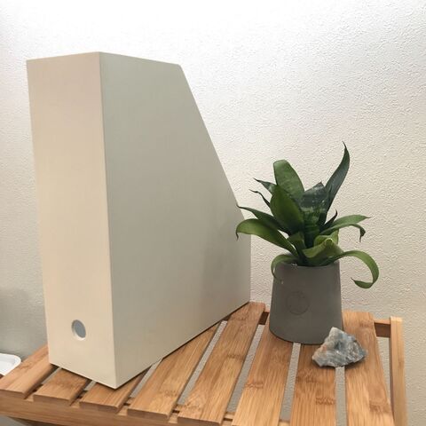 無印良品のファイルボックスで ごちゃつくルーターもスッキリ 暮らしニスタ