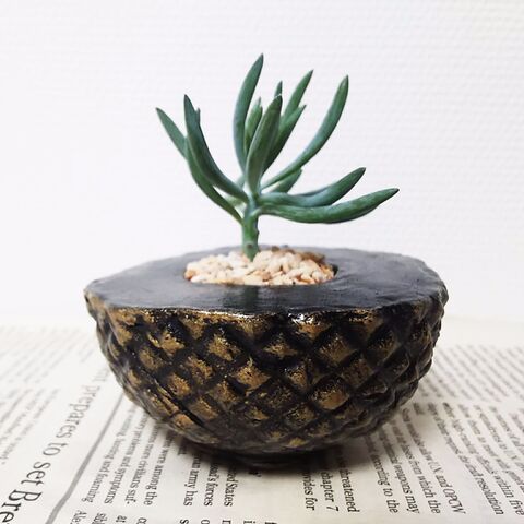 100均で作るダイヤカット鉢 石粉粘土とスプレーボトルで 暮らしニスタ 100均で作るダイヤカット鉢 石粉粘土とスプレーボトルで 暮らしニスタ
