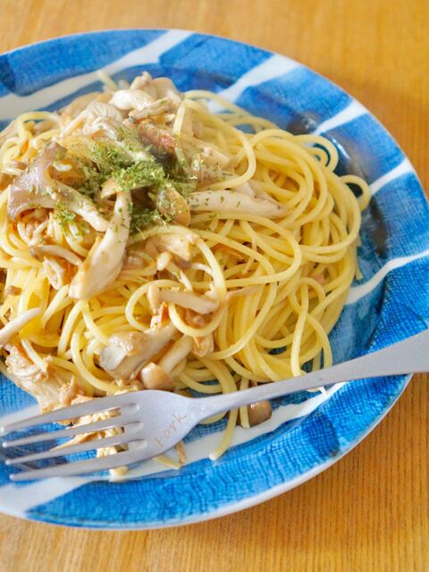 簡単 旨い秋味 ツナときのこの塩レモンバターパスタ 暮らしニスタ