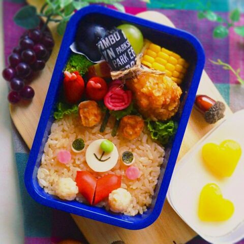 キャラ弁 めんつゆご飯にのせるだけ ハートを持ったリスさん 暮らしニスタ キャラ弁 めんつゆご飯にのせるだけ ハートを持ったリスさん 暮らしニスタ