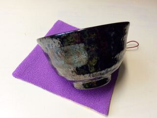 艶やか ダイソー黒塗りの ご飯茶碗 暮らしニスタ