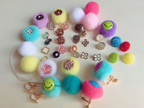 ゆめかわいい イヤリング デコレーションボールで簡単 暮らしニスタ ゆめかわいい イヤリング デコレーションボールで簡単 暮らしニスタ