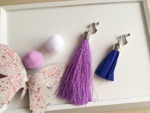 オトナゴージャス ダイソーの大き目タッセルで作る 簡単イヤリング 暮らしニスタ オトナゴージャス ダイソーの大き目タッセルで作る 簡単イヤリング 暮らしニスタ