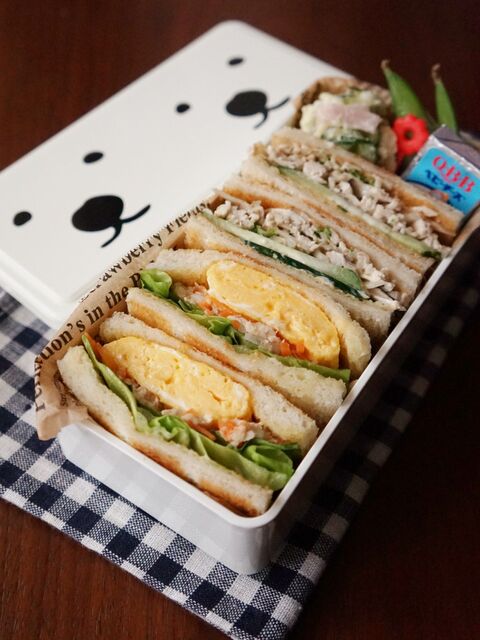 具材に食感の工夫アリ 手軽につまめるサンドイッチ弁当 暮らしニスタ