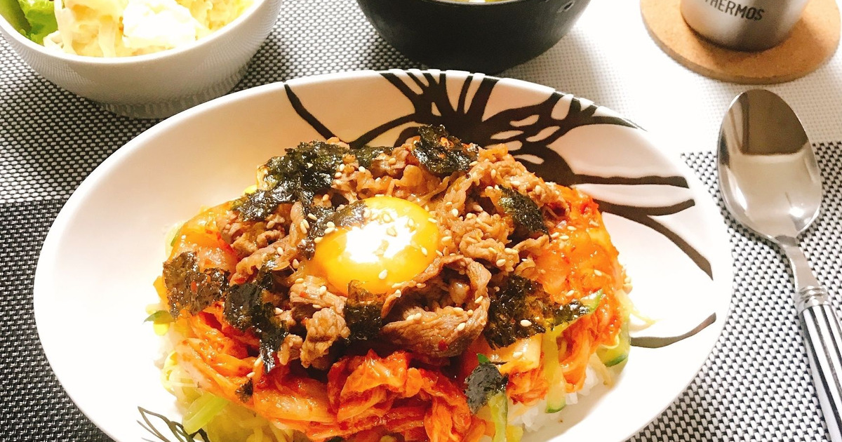 簡単 子供もパパも大好き ビビンバ丼 暮らしニスタ