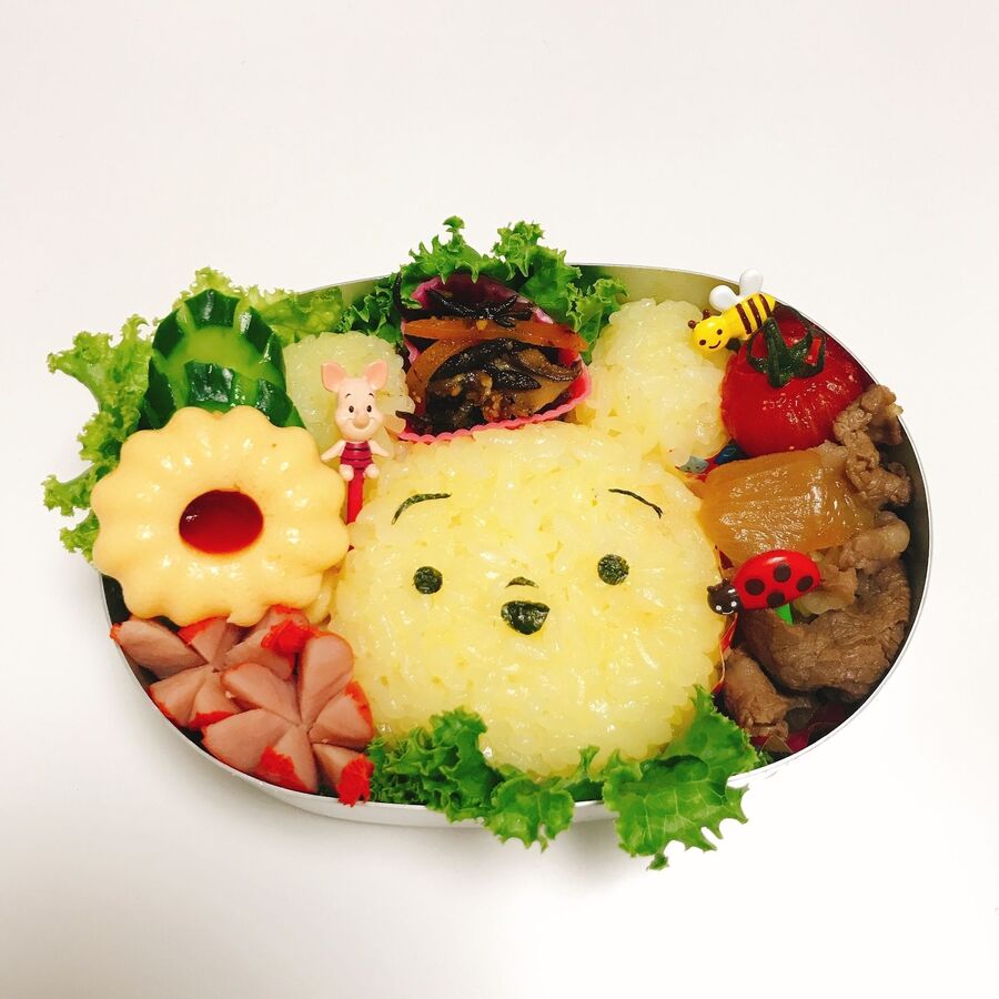 キャラ弁 ツムツムプーさん弁当 暮らしニスタ キャラ弁 ツムツムプーさん弁当 暮らしニスタ