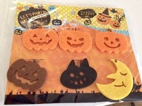 100均リメイク ゆらゆらハロウィンモビール 暮らしニスタ
