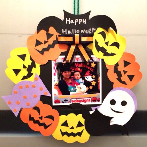 100均 色画用紙で作る フォトフレームにもなるハロウィンリース 暮らしニスタ 100均 色画用紙で作る フォトフレームにもなるハロウィンリース 暮らしニスタ