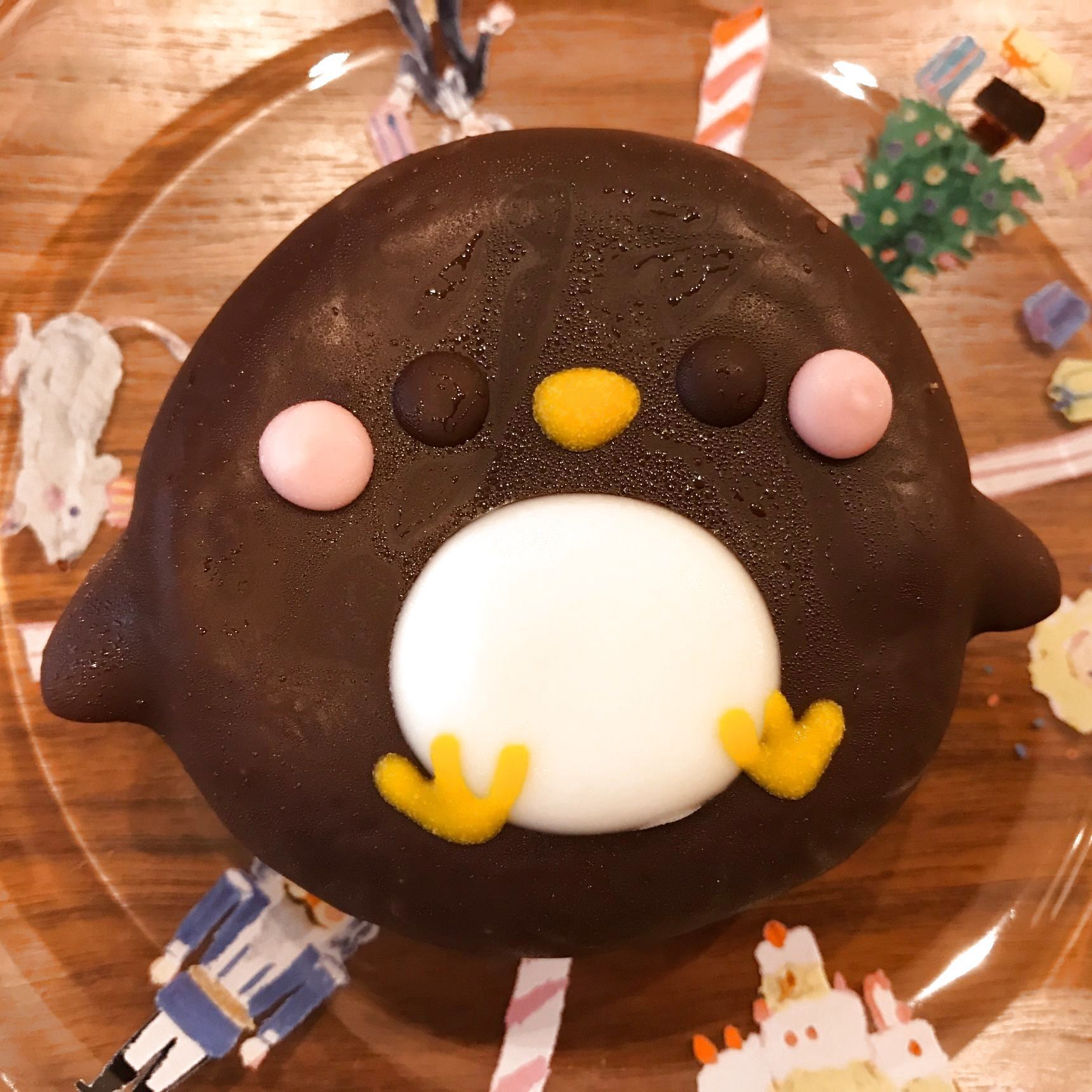 今日はペンギンのドーナツをGet!