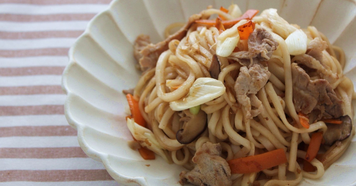 グルテンフリーの米粉うどんで焼きうどん 暮らしニスタ