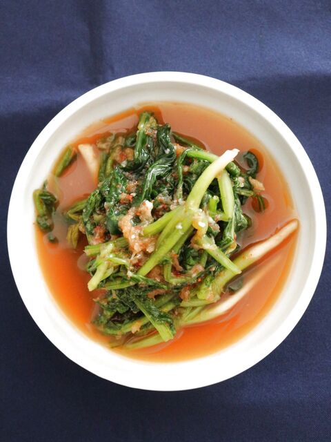 間引き大根の水キムチ 열무물김치 暮らしニスタ