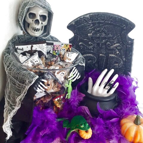 簡単 ハロウィンの骸骨お菓子ボウル 暮らしニスタ 簡単 ハロウィンの骸骨お菓子ボウル 暮らしニスタ