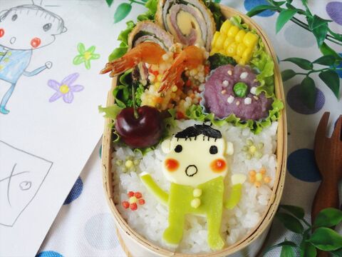 子どもの絵をお弁当に 暮らしニスタ