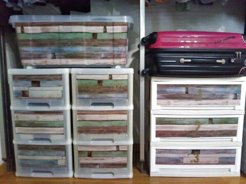 古い衣装ケースをリメイクして再利用 ごちゃごちゃクローゼットの見直し 暮らしニスタ 古い衣装ケースをリメイクして再利用 ごちゃごちゃクローゼットの見直し 暮らしニスタ