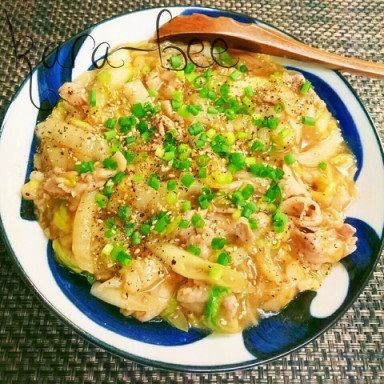 ハフハフ食べたい♡豚バラと白菜の簡単中華とろみ煮