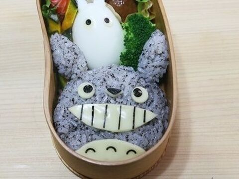 レシピ動画あり 可愛い トトロキャラ弁の作り方 暮らしニスタ レシピ動画あり 可愛い トトロキャラ弁の作り方 暮らしニスタ