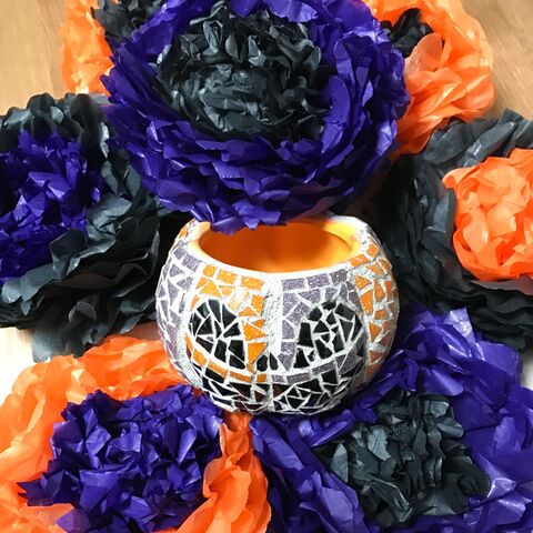 なつかしのお花紙でハロウィン飾り 暮らしニスタ なつかしのお花紙でハロウィン飾り 暮らしニスタ
