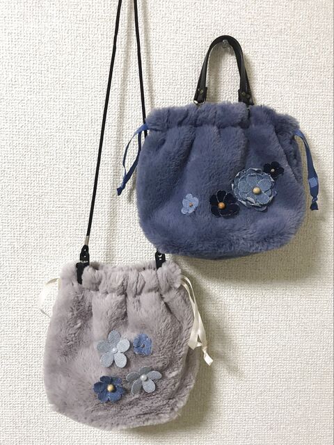 ダイソーのフェイクファー巾着のリメイク 暮らしニスタ