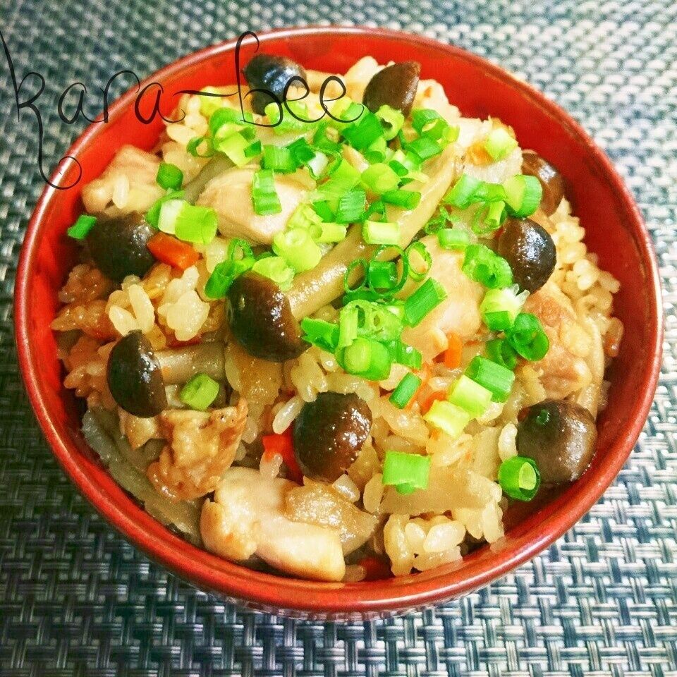 簡単!激ウマ♡味染み染み!中華風鶏ごぼうご飯