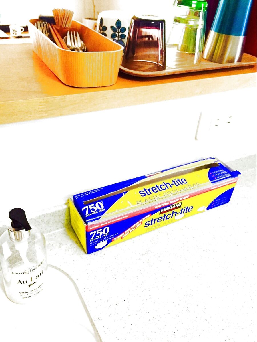 コストコ 巨大ラップのゼロアクション収納 暮らしニスタ コストコ 巨大ラップのゼロアクション収納 暮らしニスタ