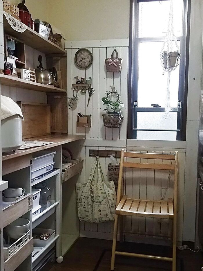 居心地よく使いやすいキッチンを目指してDIY☆作業スペースづくりと大好きを詰め込んだ空間づくり