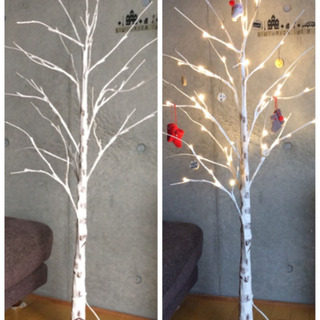 季節を問わずずっと飾れる白樺ledツリー 暮らしニスタ