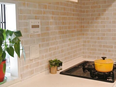 100均壁紙deフレンチ風オシャレキッチンに 暮らしニスタ 100均壁紙deフレンチ風オシャレキッチンに 暮らしニスタ