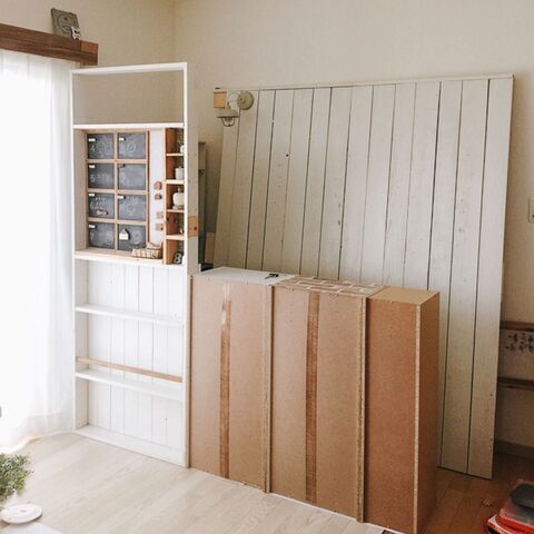 カラーボックスをベースに仕切り壁diy 暮らしニスタ カラーボックスをベースに仕切り壁diy 暮らしニスタ