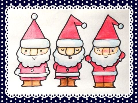 簡単 かわいいサンタさんの描き方 暮らしニスタ 簡単 かわいいサンタさんの描き方 暮らしニスタ