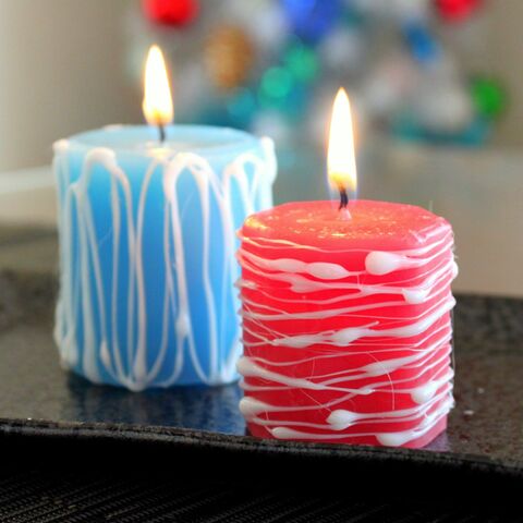 グルーガンを使ってぷっくり模様のキャンドル作り 暮らしニスタ グルーガンを使ってぷっくり模様のキャンドル作り 暮らしニスタ