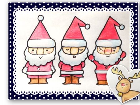 簡単 かわいいサンタさんの描き方 暮らしニスタ 簡単 かわいいサンタさんの描き方 暮らしニスタ