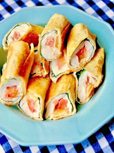 ヘルシー 冷めても美味しい 油揚げで低カロリー ささみ明太子チーズ春巻き 暮らしニスタ ヘルシー 冷めても美味しい 油揚げで低カロリー ささみ明太子チーズ春巻き 暮らしニスタ