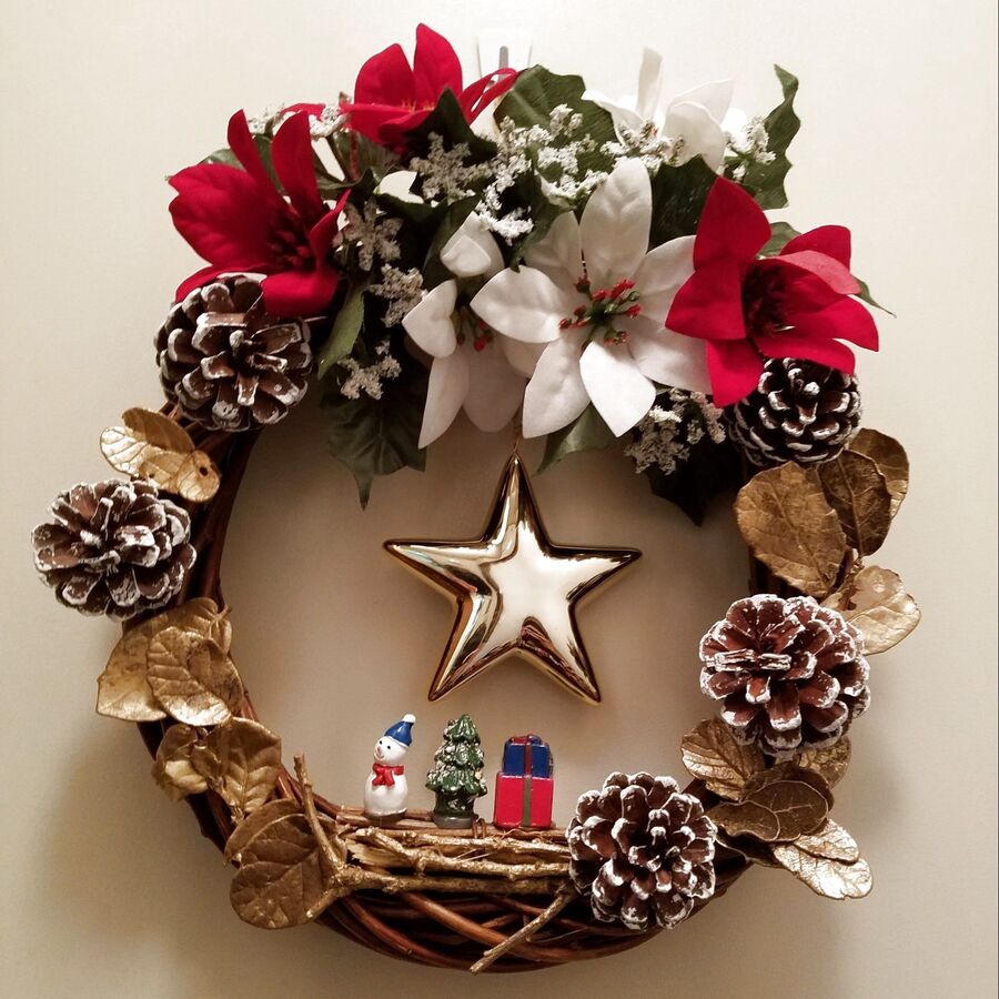 クリスマスリースを手作り 素敵 かわいい作品まとめ 暮らしニスタ クリスマスリースを手作り 素敵 かわいい作品まとめ 暮らしニスタ