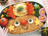 クリスマスキャラ弁☆かわいいトナカイ弁当の作り方