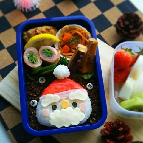 キャラ弁 のせるだけ簡単 サンタ弁当 暮らしニスタ キャラ弁 のせるだけ簡単 サンタ弁当 暮らしニスタ