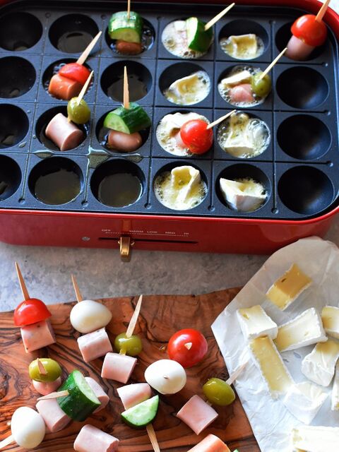 お手軽パーティー チーズフォンデュ アヒージョ たこ焼き器 ピンチョス 簡単 5分以内 暮らしニスタ お手軽パーティー チーズフォンデュ アヒージョ たこ焼き器 ピンチョス 簡単 5分以内 暮らしニスタ