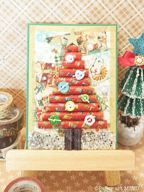 ストローとマスキングテープでクリスマスツリーを作って楽しんで 暮らしニスタ