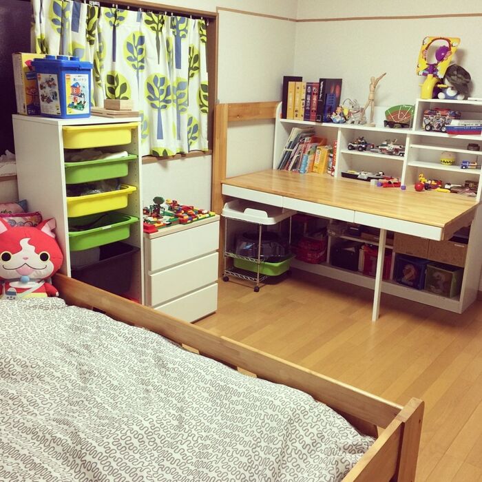 成長に合わせ子供部屋のレイアウト変更DIY