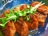 この味最高!!にんにくラーポンマグロステーキ