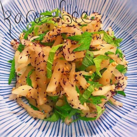 簡単おつまみ たくあんの大葉ゆかり和え 暮らしニスタ 簡単おつまみ たくあんの大葉ゆかり和え 暮らしニスタ